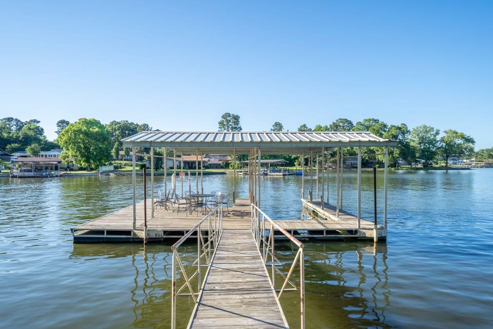 Dock with 2 Boat Slips and Swim Area