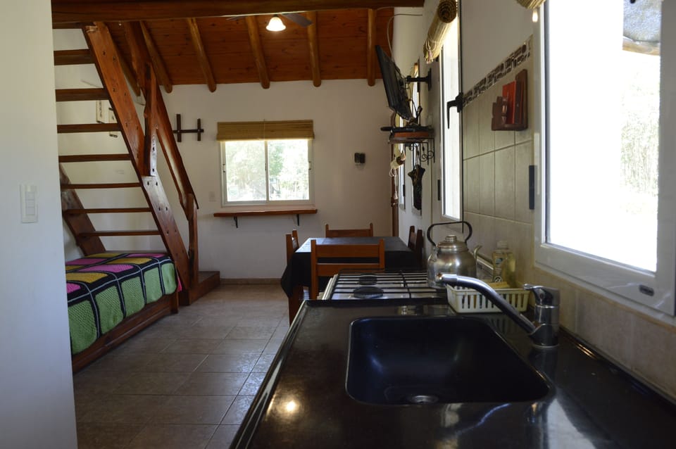Family Cabin, 1 Bedroom, Garden View | Private kitchen | Fridge, oven, stovetop, toaster