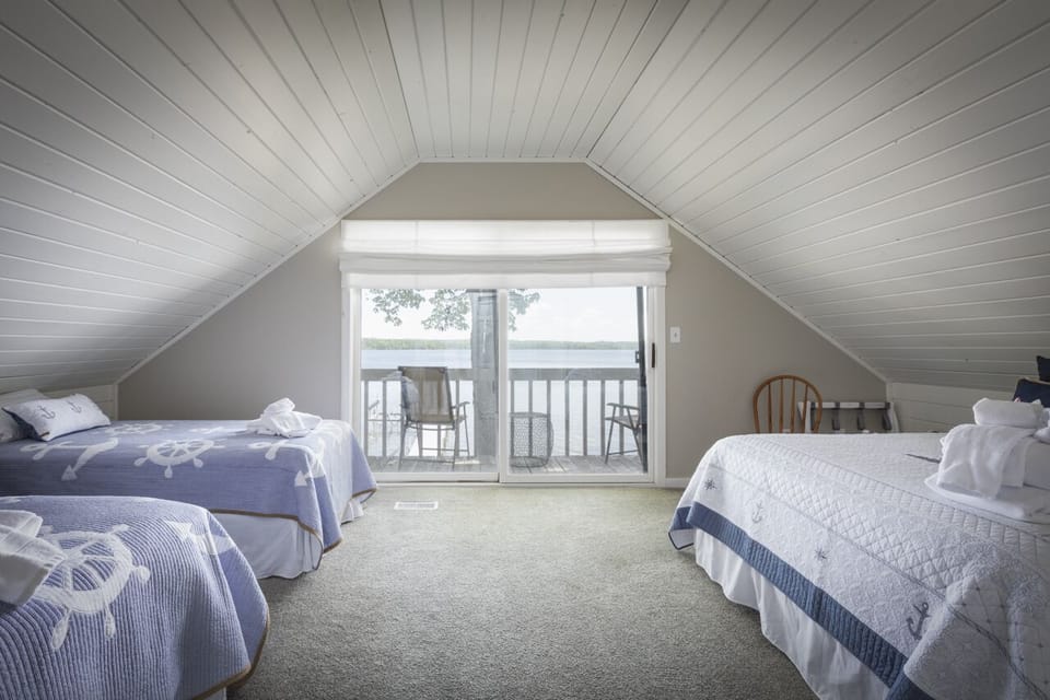 Bedroom Three , Balcony, and Lake View on Second Level
