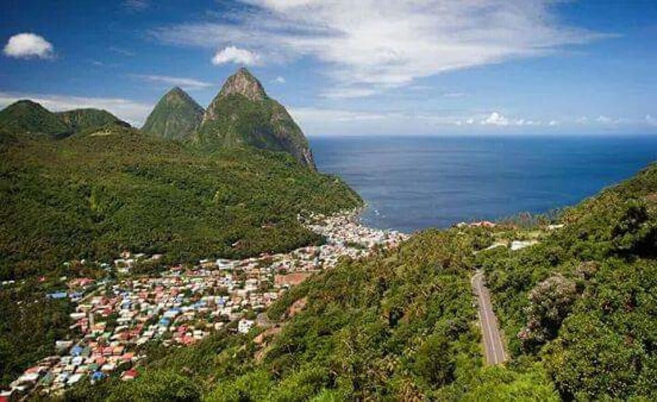 The beautiful pictorial town of Soufriere