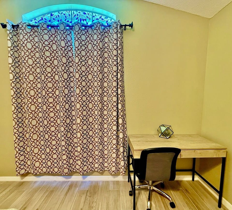 We added a desk so you can comfortably work or use your laptop during your stay.