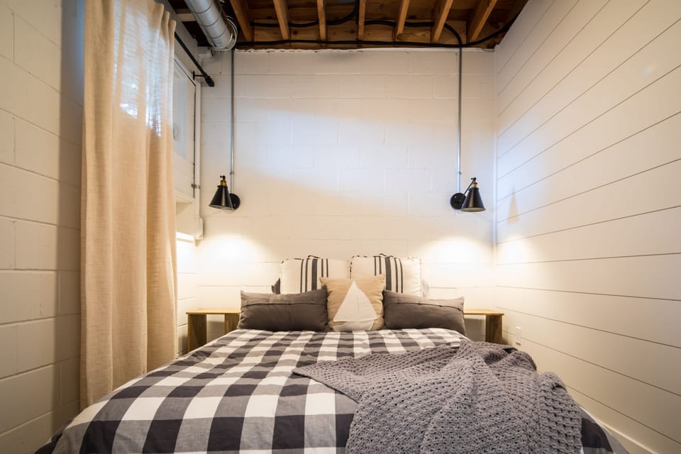Private bedroom with queen bed