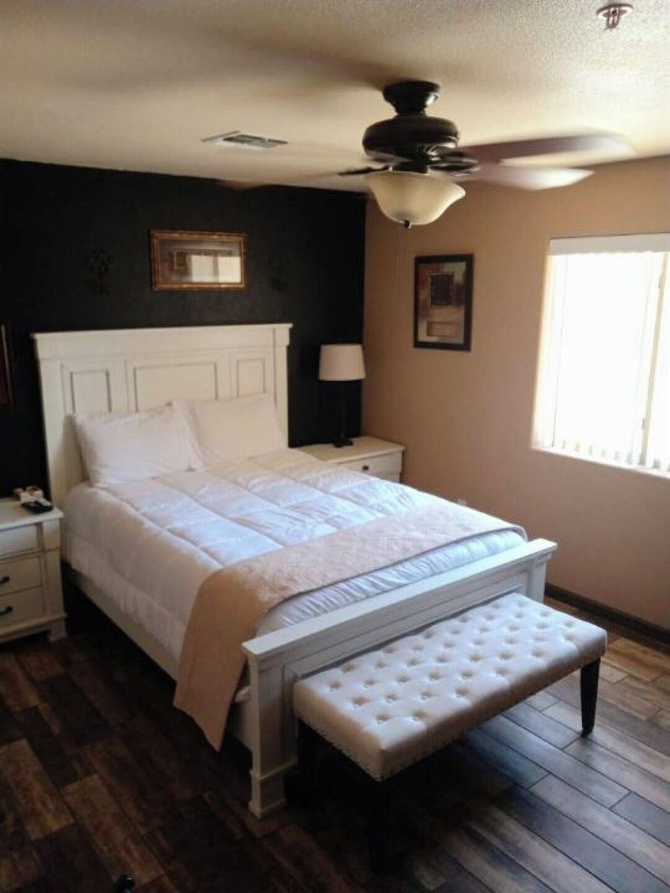 Guest bedroom queen bed