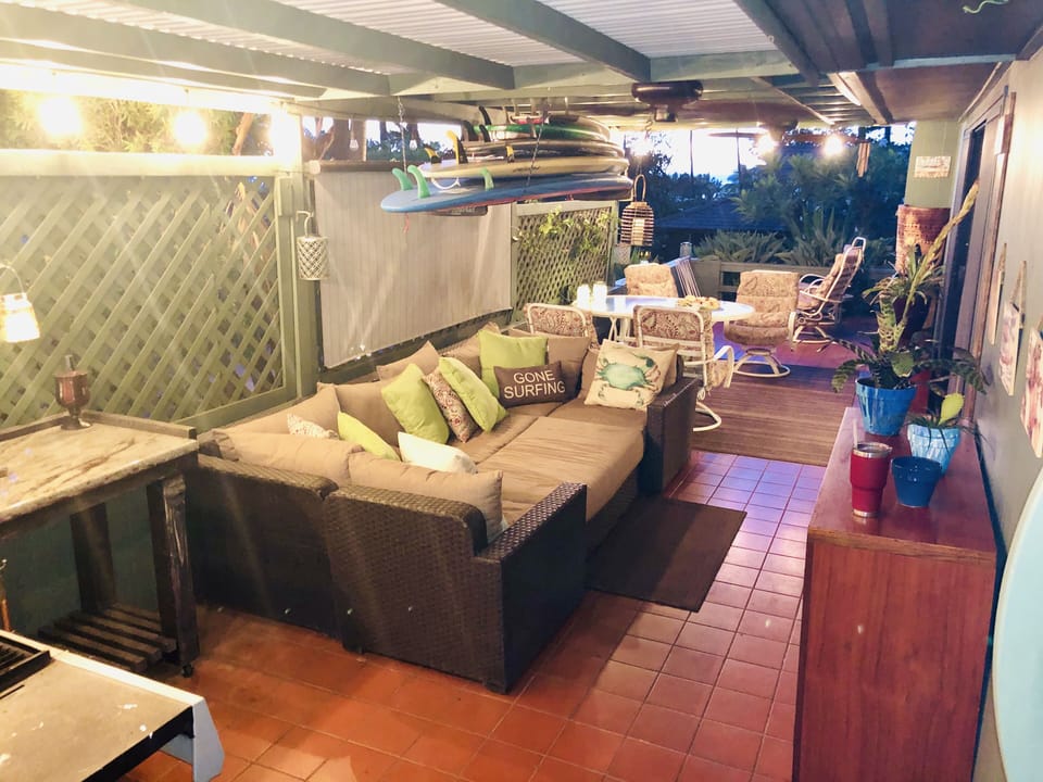 Private oversized lanai just for your cottage where you'll spend your evenings