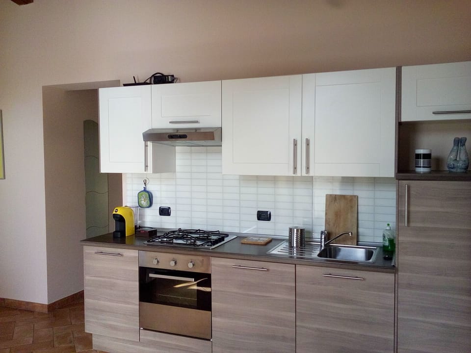 Apartment, 1 Bedroom, Annex Building (Antonio) | Private kitchen | Full-size fridge, oven, stovetop, dishwasher