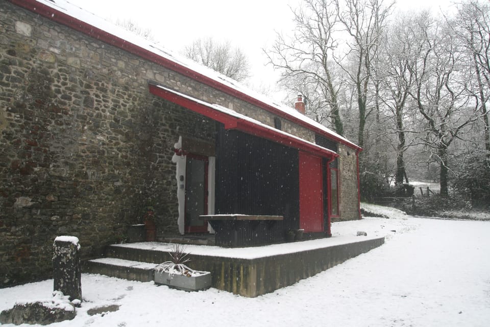 Esgair Barn in the snow