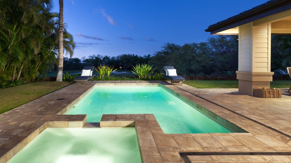 Enjoy a soak in the spa after a long day on the golf course!