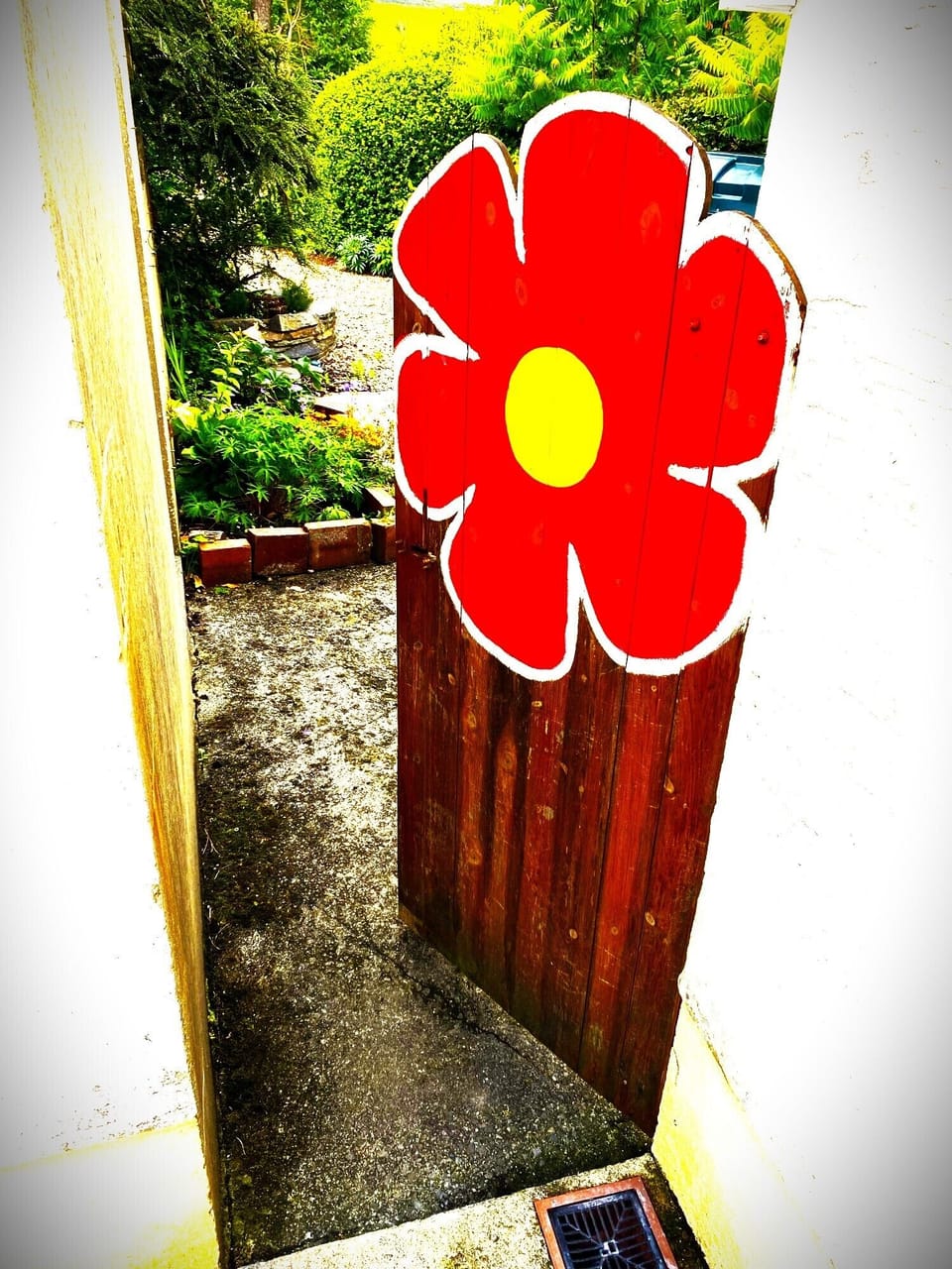 Entrance to private garden 