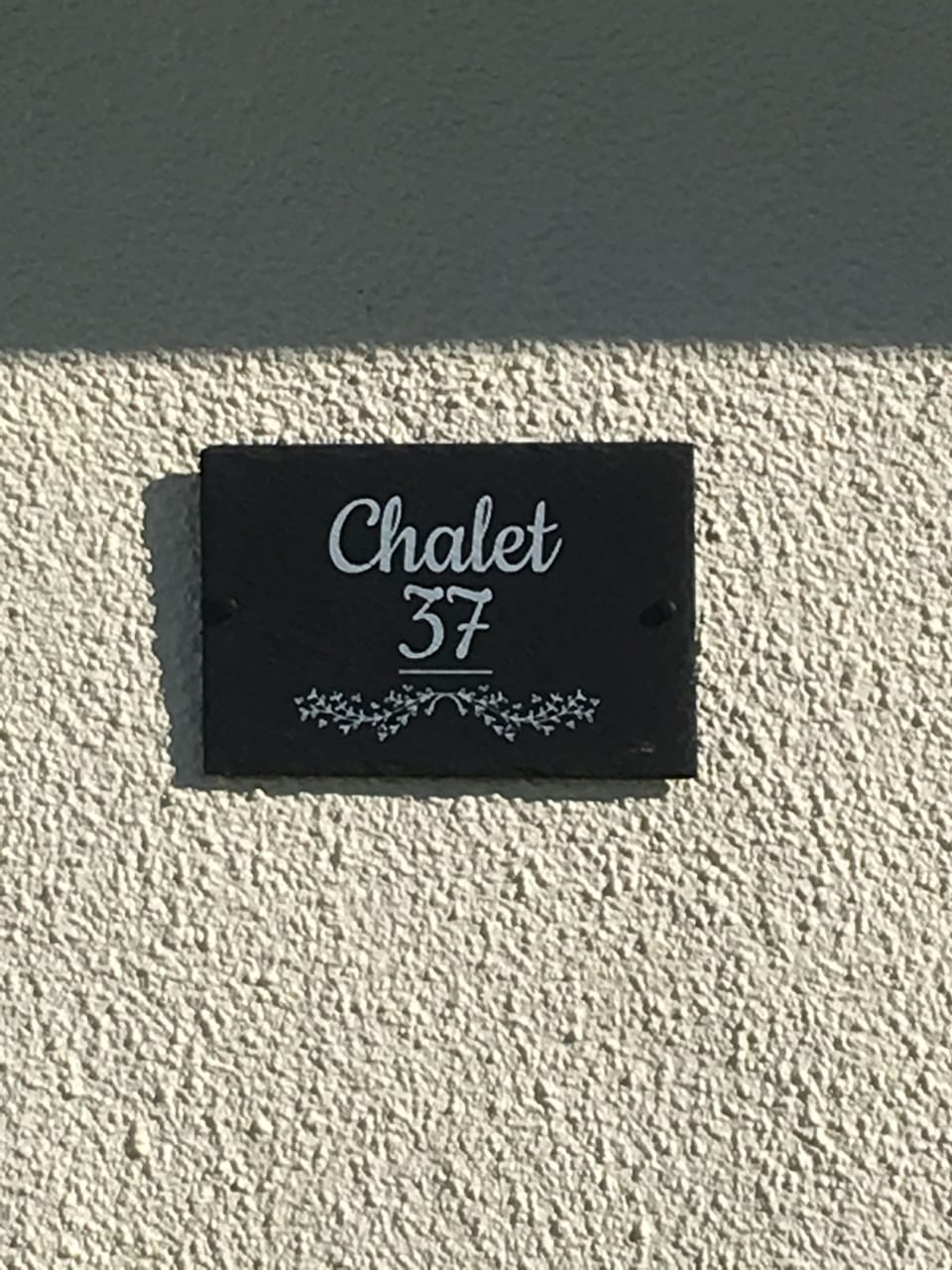 Chalet plaque
