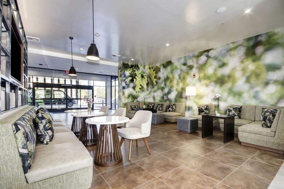 Lobby sitting area
