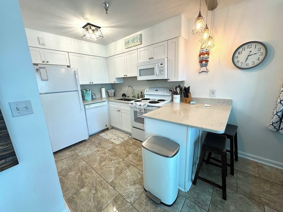 Fully stocked kitchen ready for big steak dinners....or to simply bake cookies!