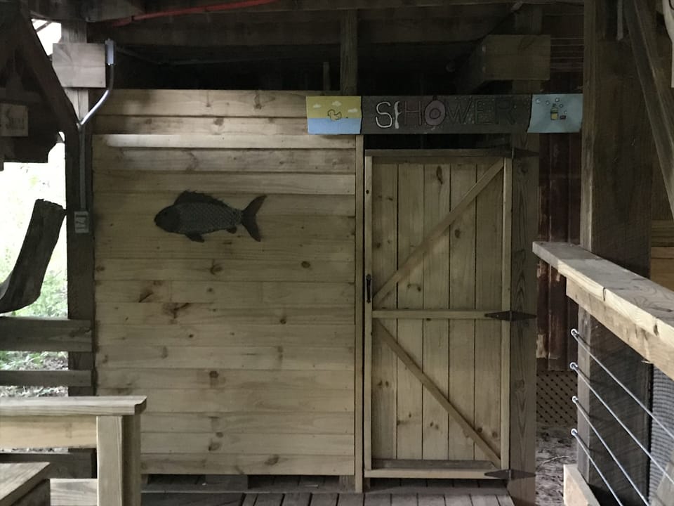 Feel nature while you take a relaxing shower in our unique outdoor shower!!!