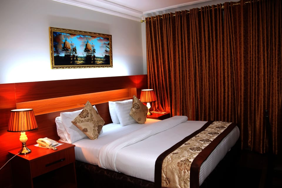 Premium bedding, individually furnished, desk, laptop workspace