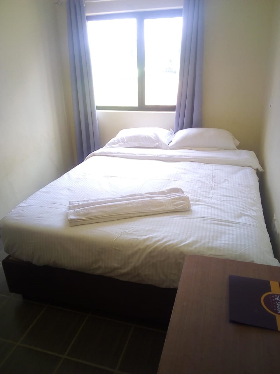 Basic Double Room | Premium bedding, memory foam beds, desk, soundproofing