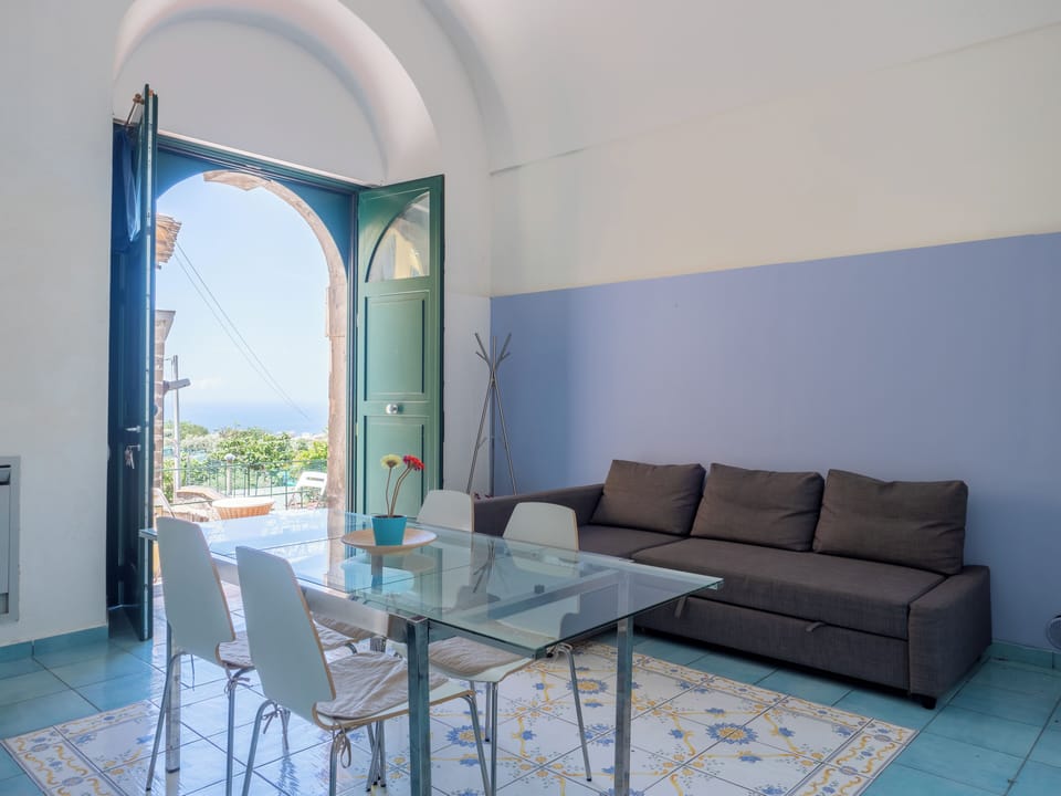 Standard Apartment, 2 Bedrooms, Ground Floor (Leucosia) | Living area | Flat-screen TV
