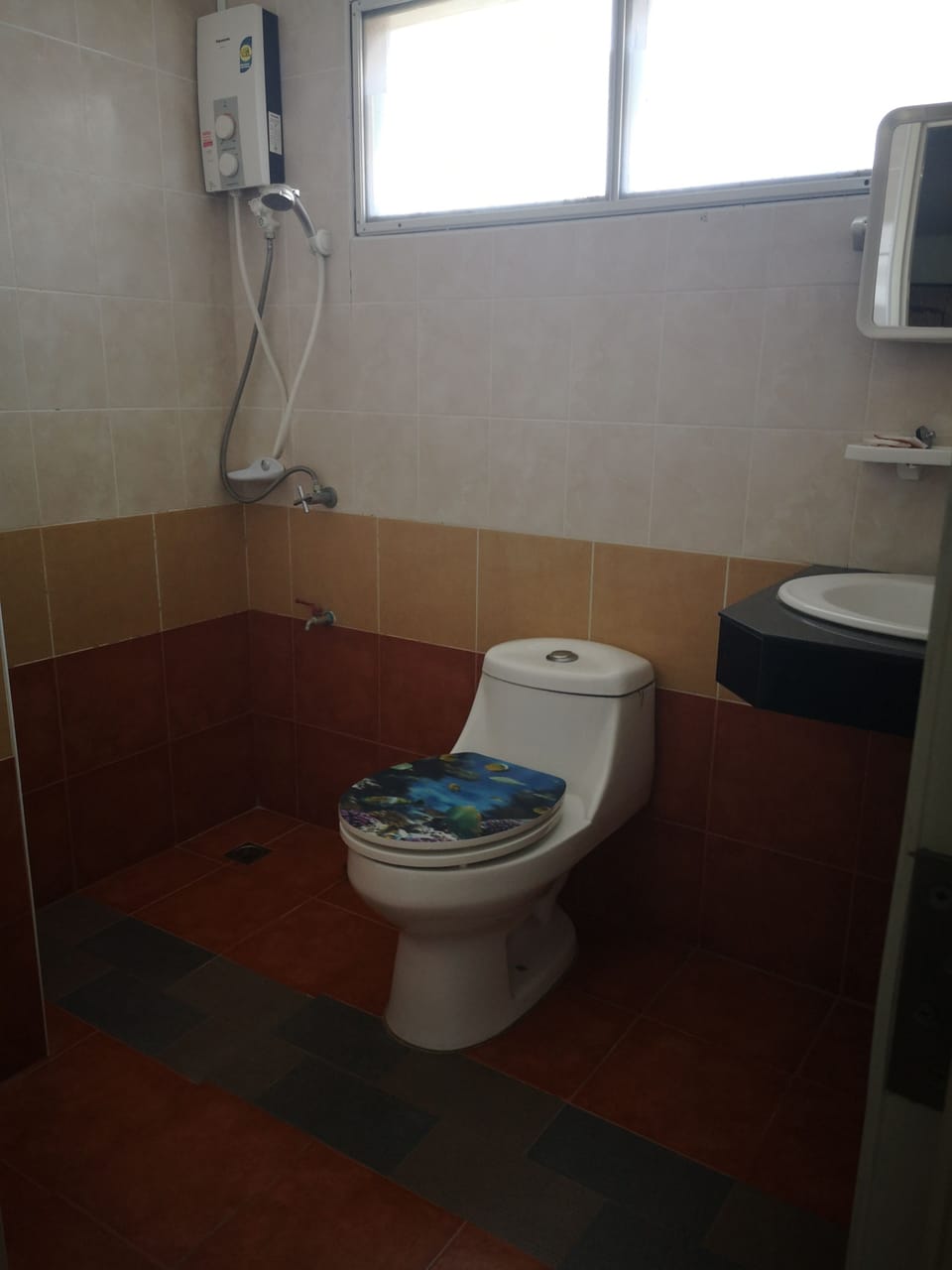 Shower, towels, soap