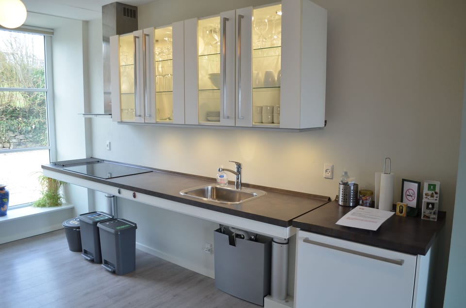 Apartment (Udsigten) | Private kitchen | Shared fridge, microwave, coffee/tea maker, electric kettle