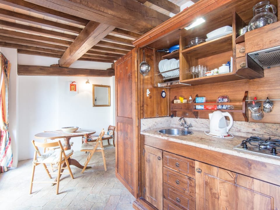 Apartment, Terrace (1 Bedroom) | Private kitchen | Full-size fridge, oven, dishwasher