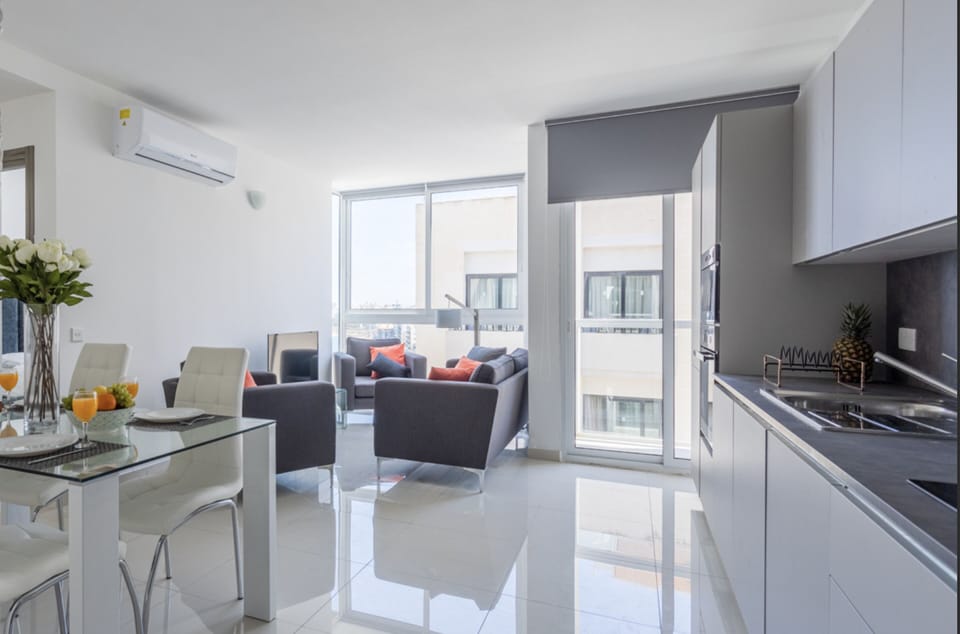 City Apartment, 3 Bedrooms (4055) (Emms 2) | Living area | 30-inch flat-screen TV with satellite channels, TV