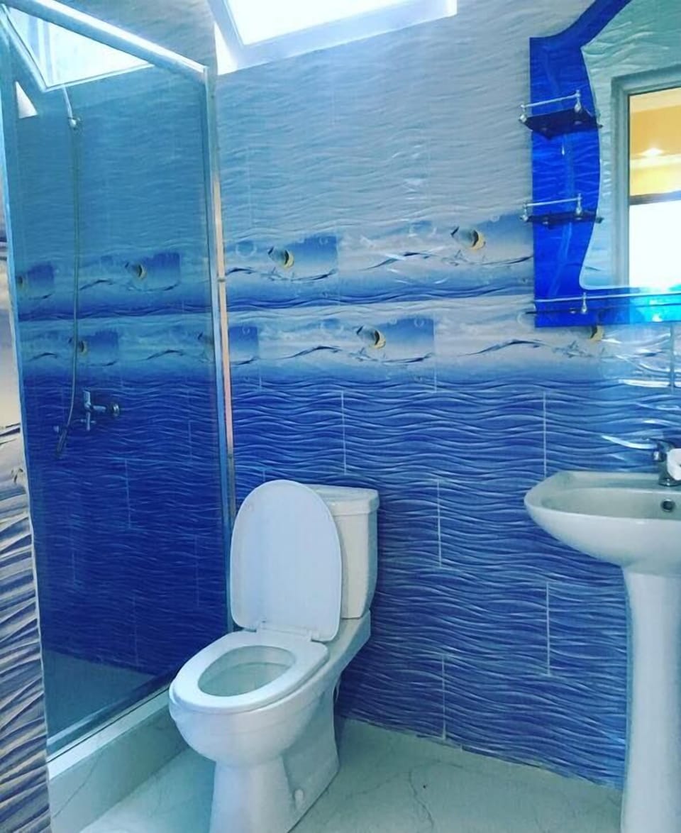 Standard Double Room | Bathroom | Shower, towels, soap, shampoo