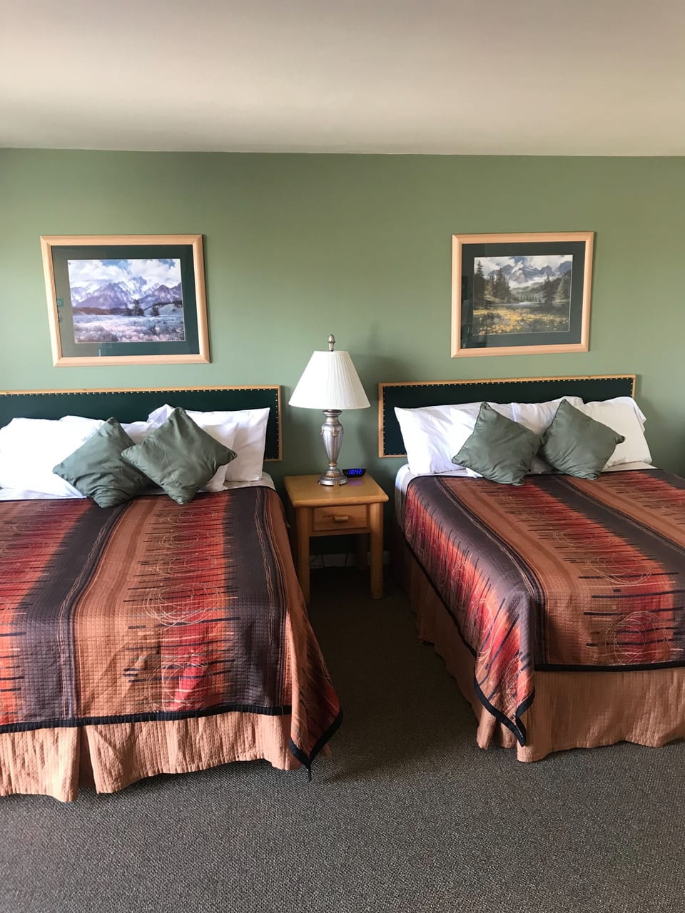 Basic Double Room, 2 Queen Beds, Non Smoking, Mountain View | Desk, iron/ironing board, cribs/infant beds, rollaway beds