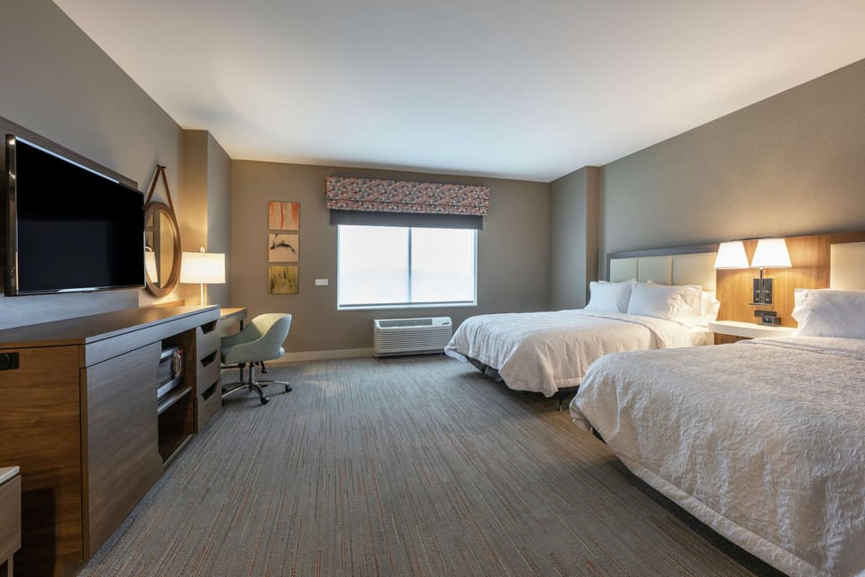 Room, 2 Queen Beds, Accessible | In-room safe, desk, iron/ironing board, free cribs/infant beds