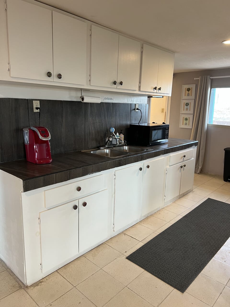 Kitchen offers many small appliances and other needs for your trip
