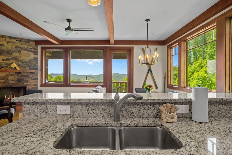 Kitchen--- Mountain View, Open Floor Plan