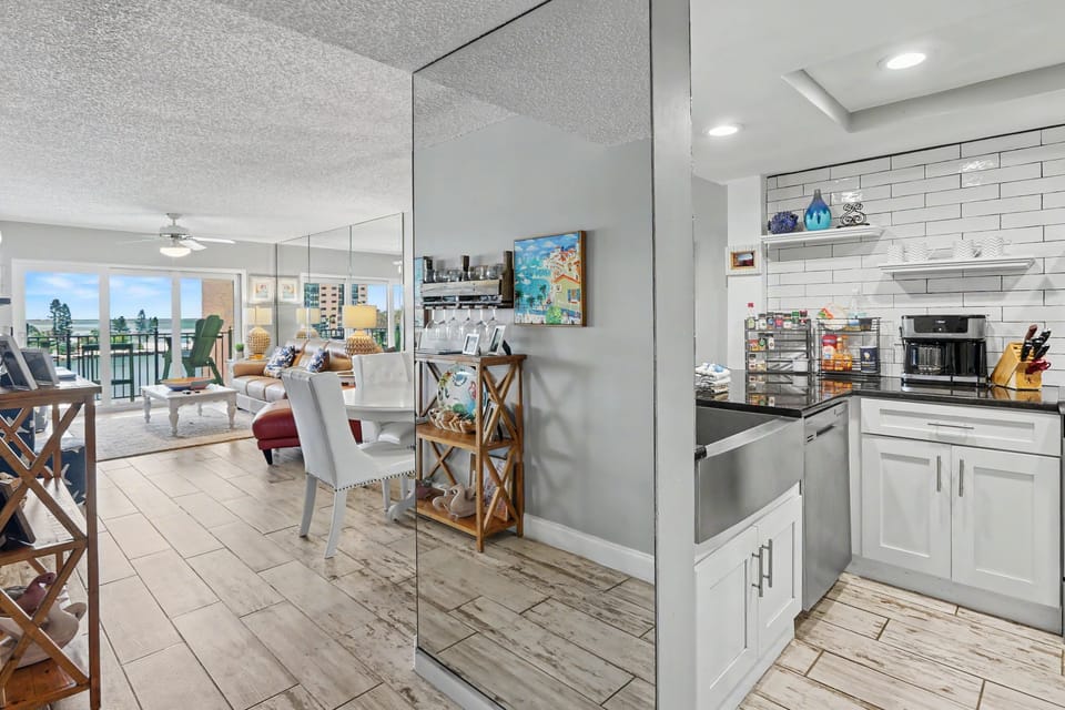 Dining into Kitchen Area