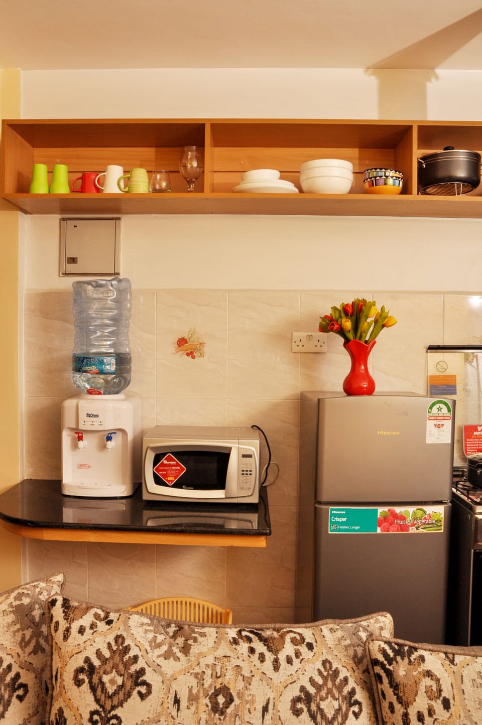 Apartment, 1 Bedroom | Private kitchen | Fridge, microwave, oven, stovetop