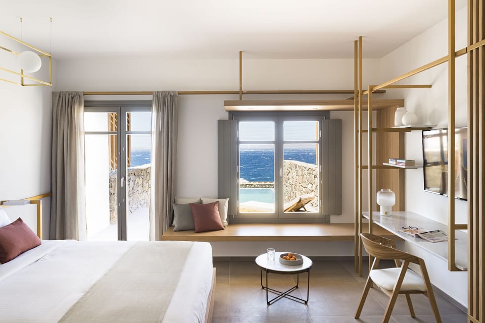 Deluxe Suite, Private Pool, Sea View | 1 bedroom, minibar, in-room safe, desk