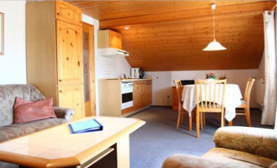 Apartment (ARBER) | Private kitchenette | Full-size fridge, microwave, oven, stovetop