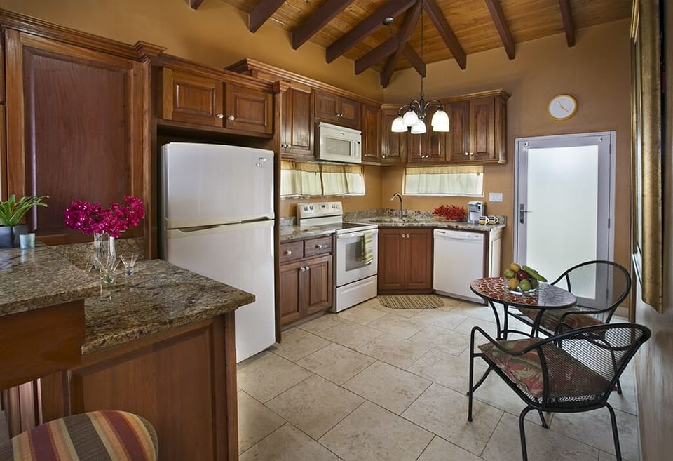Fully stocked kitchen
