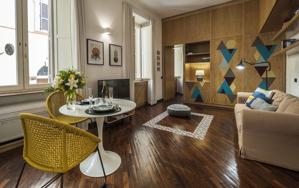 Apartment, 1 Bedroom | Living room | TV