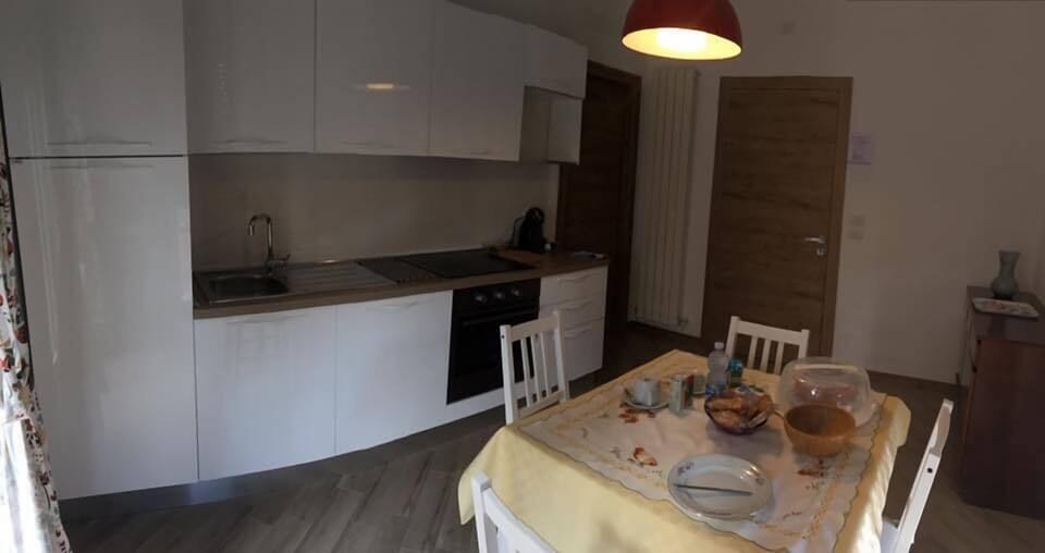 Apartment, Courtyard View | Private kitchen | Fridge, stovetop, coffee/tea maker, cookware/dishes/utensils