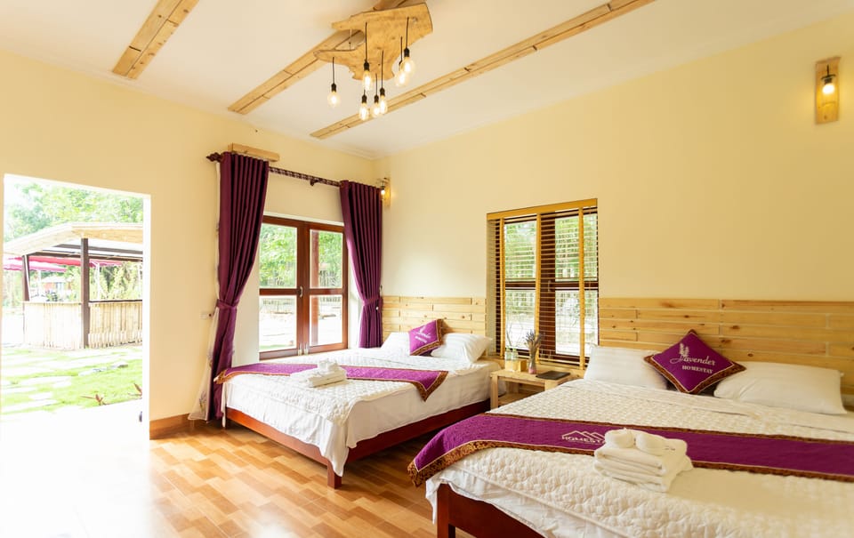 Panoramic Quadruple Room | Premium bedding, pillowtop beds, desk, blackout drapes