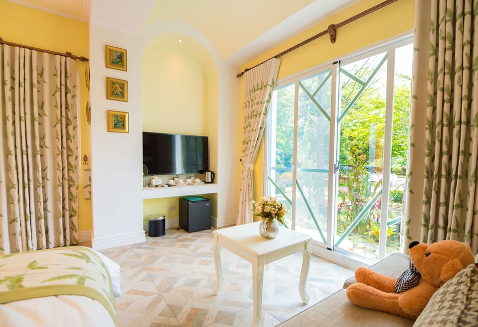 Elite Quadruple Room, Garden View | View from room