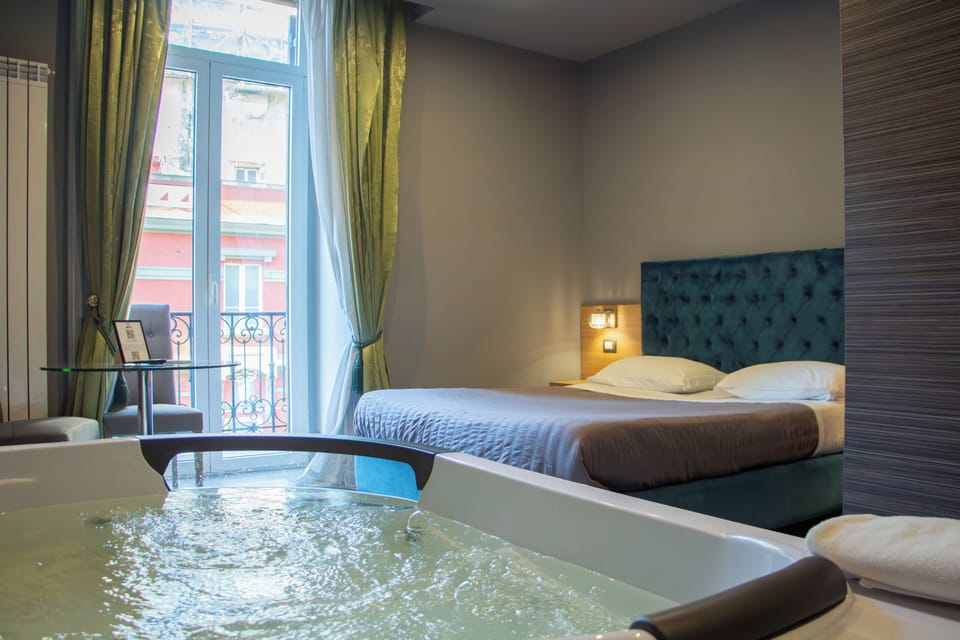 Deluxe Room, 1 Queen Bed, Jetted Tub, City View | View from room