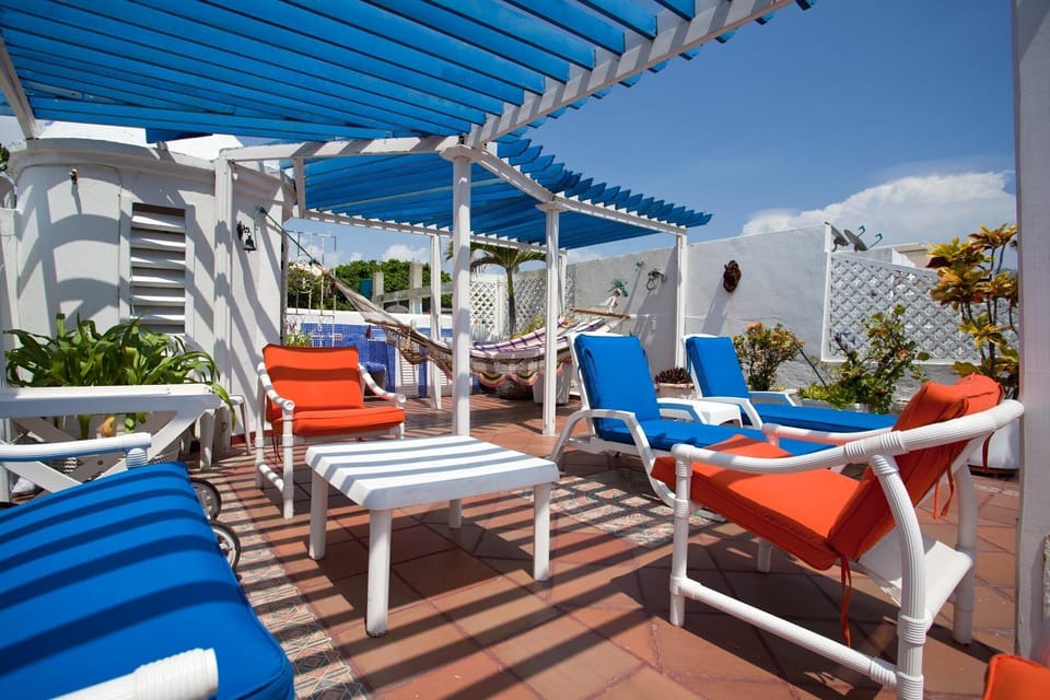 out door terrace living area