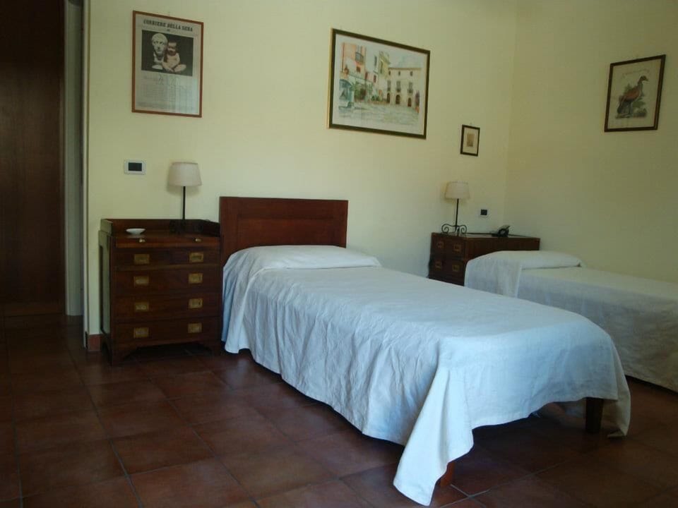 Twin Room, 3 Twin Beds, Garden View | In-room safe, desk, laptop workspace, iron/ironing board