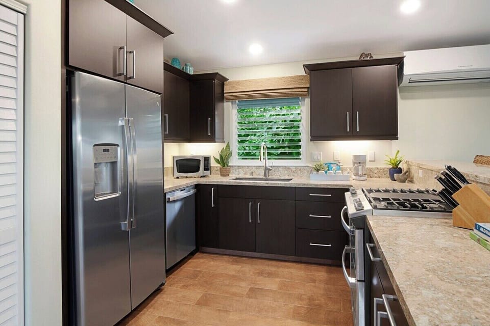 Poipu Beach Hale Stainless Steel Appliances