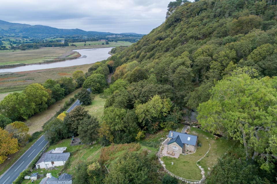 Great views over the River Conwy towards the Snowdonia mountains