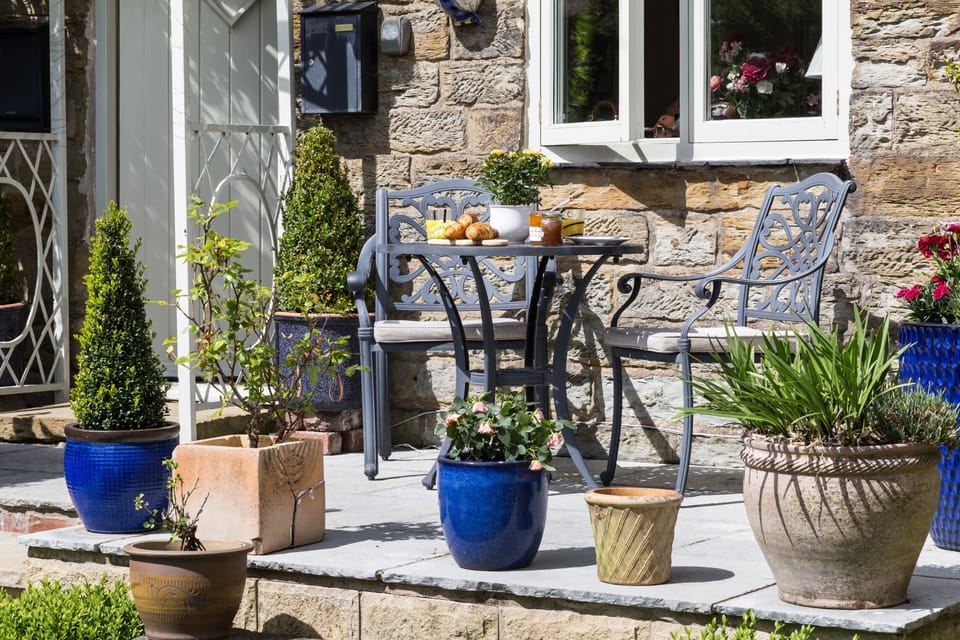 This is the perfect spot to enjoy a long, slow, breakfast.