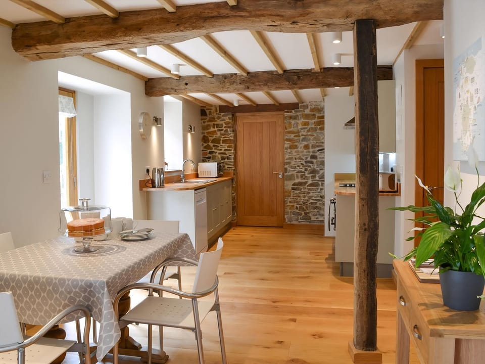 Dining area | The Oak Stall - Higher Blagrove Farm Cottages, East Worlington, near South Molton