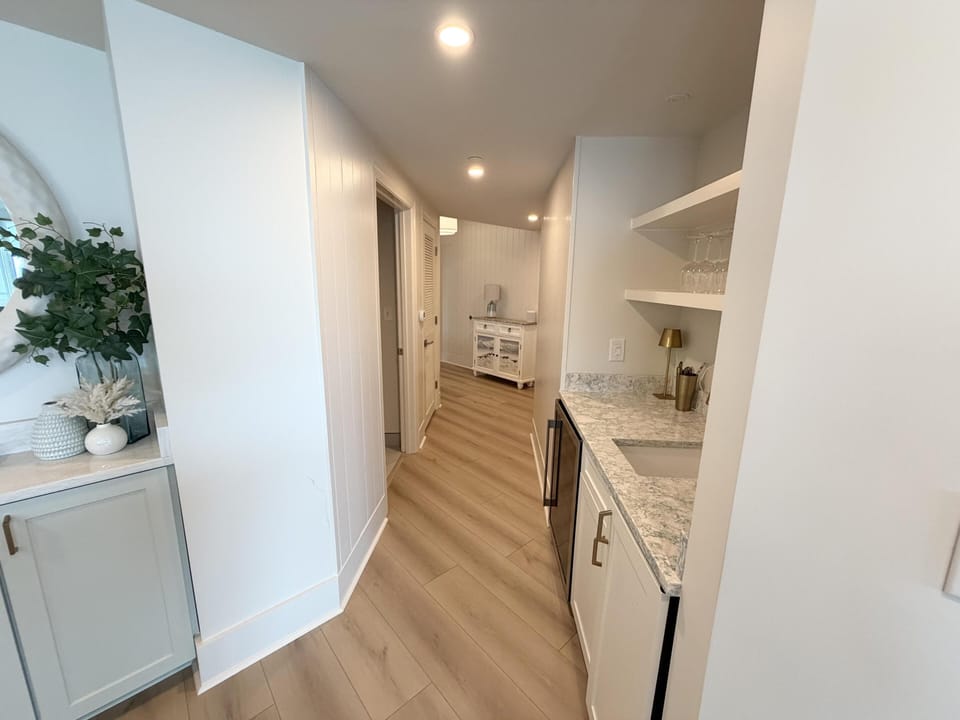 Bright, modern kitchen with sleek countertops and ample storage