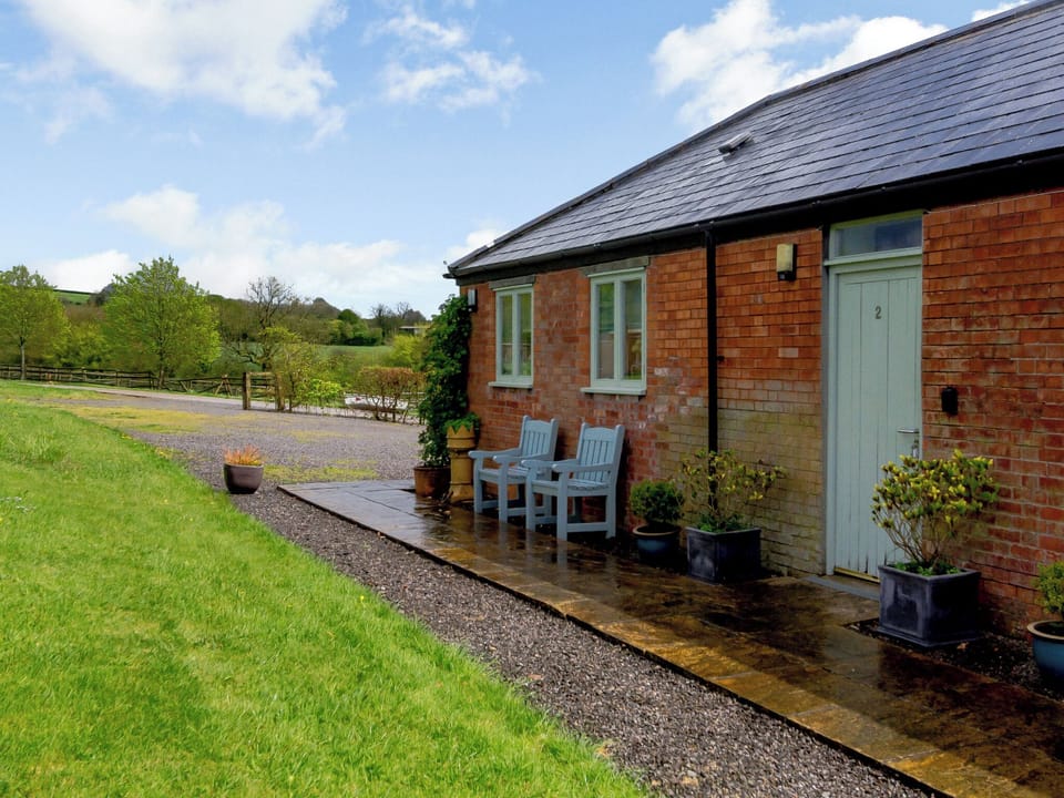 Lawned garden at rear of property | Primrose, Nr Wells