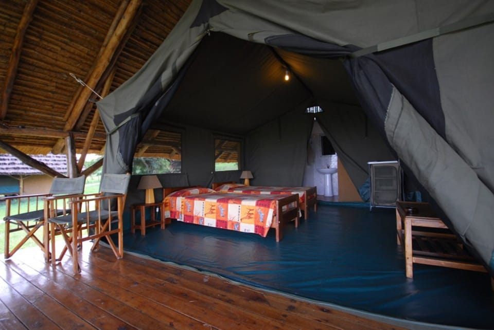 Tent | Premium bedding, desk, bed sheets
