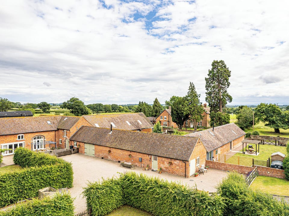 The private garden at The Dairy | The Dairy - Springfield Barns, Myddle, near Shrewsbury