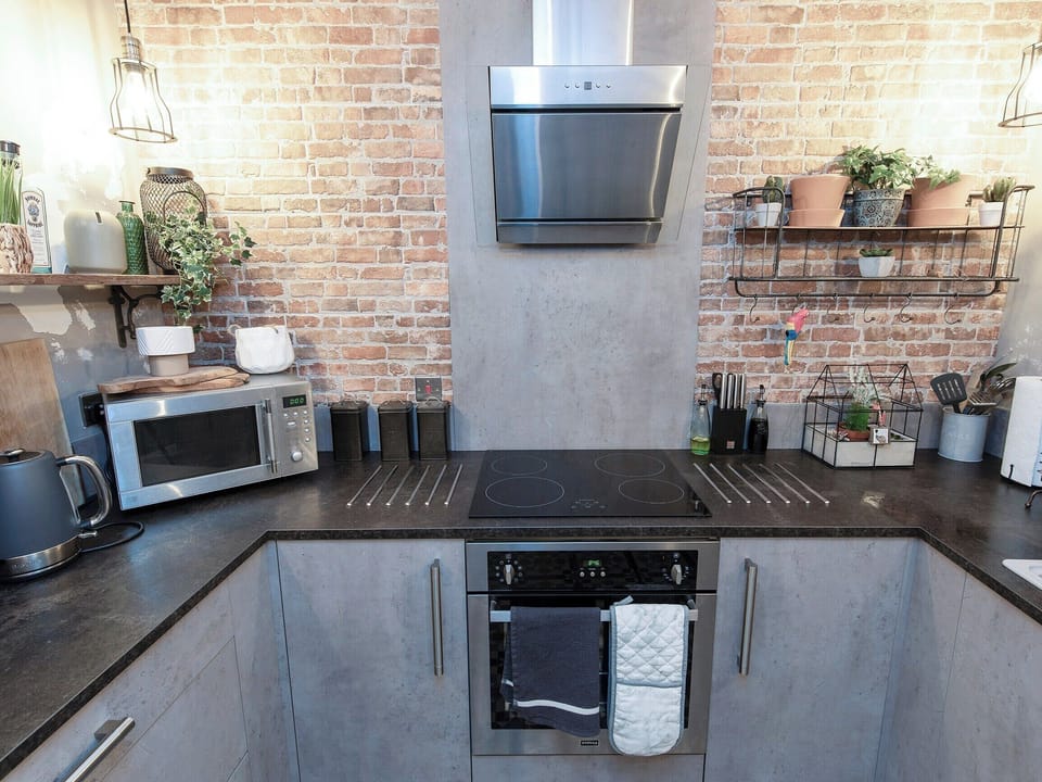 Tastefully modernised kitchen | Royal Crescent, Whitby