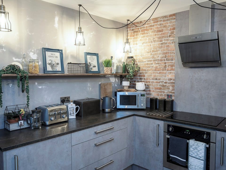 Tastefully modernised kitchen | Royal Crescent, Whitby